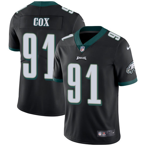 Nike Philadelphia Eagles #91 Fletcher Cox Black Alternate Men’s Stitched NFL Vapor Untouchable Limited Jersey