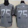 Nike Oakland Raiders #75 Howie Long Drift Fashion Gray Elite Jersey