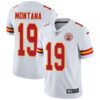Nike Kansas City Chiefs #19 Joe Montana White Men’s Stitched NFL Vapor Untouchable Limited Jersey