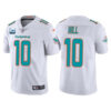 Men’s Miami Dolphins 2022 #10 Tyreek Hill White With 2-star C Patch Vapor Untouchable Limited Stitched Football Jersey