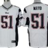 Nike New England Patriots #51 Jerod Mayo White Elite Jersey