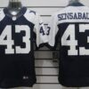 Nike Dallas Cowboys #43 Gerald Sensabaugh Blue Thanksgiving Elite Jersey
