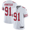 Nike San Francisco 49ers #91 Arik Armstead White Men’s Stitched NFL Vapor Untouchable Limited Jersey
