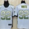 Nike Green Bay Packers #92 Reggie White Drift Fashion White Elite Jersey