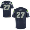 Men’s Seattle Seahawks #27 Eddie Lacy Navy Blue Team Color Stitched NFL Nike Elite Jersey