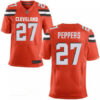 Men’s 2017 NFL Draft Cleveland Browns #27 Jabrill Peppers Orange Alternate Stitched NFL Nike Elite Jersey