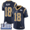 #18 Limited Cooper Kupp Navy Blue Nike NFL Home Men’s Jersey Los Angeles Rams Vapor Untouchable Super Bowl LIII Bound