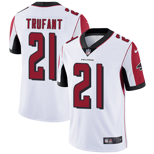 Nike Atlanta Falcons #21 Desmond Trufant White Men’s Stitched NFL Vapor Untouchable Limited Jersey