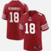 Men’s San Francisco 49ers #18 Mitch Wishnowsky 2022 Red Vapor Untouchable Stitched Football Jersey