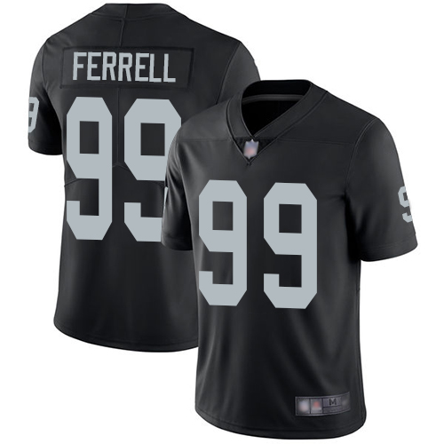 Raiders #99 Clelin Ferrell Black Team Color Men’s Stitched Football Vapor Untouchable Limited Jersey