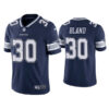 Men’s Dallas Cowboys #30 DaRon Bland Navy Vapor Limited Stitched Jersey