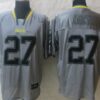 Nike Green Bay Packers #27 Eddie Lacy Lights Out Gray Elite Jersey