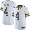 Nike Green Bay Packers #4 Brett Favre White Men’s Stitched NFL Vapor Untouchable Limited Jersey