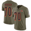 Nike Cincinnati Bengals #70 Cedric Ogbuehi Olive Men’s Stitched NFL Limited 2017 Salute To Service Jersey