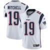 Nike New England Patriots #19 Malcolm Mitchell White Men’s Stitched NFL Vapor Untouchable Limited Jersey