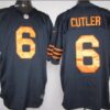 Nike Chicago Bears #6 Jay Cutler Blue With Orange Limited Jersey