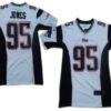 Nike New England Patriots #95 Chandler Jones White Elite Jersey