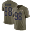 Nike Los Angeles Rams #98 Connor Barwin Olive Men’s Stitched NFL Limited 2017 Salute to Service Jersey