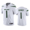 Men’s New York Jets #1 Ahmad Gardner 2022 White Vapor Untouchable Limited Stitched Jersey