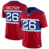 Men’s New York Giants #26 Devin Singletary Century Red Alternate Vapor F.U.S.E. Limited Football Stitched Jersey