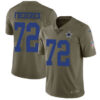 Nike Dallas Cowboys #72 Travis Frederick Olive Men’s Stitched NFL Limited 2017 Salute To Service Jersey