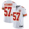 Nike Chiefs #57 D.J. Alexander White Men’s Stitched NFL Vapor Untouchable Limited Jersey