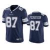 Men’s Dallas Cowboys #87 Jake Ferguson Navy Vapor Untouchable Limited Football Stitched Jersey