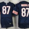 Nike Chicago Bears #87 Tom Waddle Blue Elite Jersey