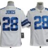Nike Dallas Cowboys #28 Felix Jones White Game Jersey
