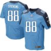 Men’s Tennessee Titans #88 Craig Stevens Nike Light Blue Elite Jersey