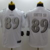 Nike Baltimore Ravens #89 Steve Smith Sr Platinum White Limited Jersey