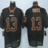 Chicago Bears #13 Kevin White White Nike Lights Out Black Elite Jersey