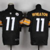 Nike Pittsburgh Steelers #11 Markus Wheaton Black Elite Jersey