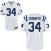 Men’s Indianapolis Colts #34 Antonio Cromartie White Road Stitched NFL Nike Elite Jersey