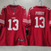 Men’s San Francisco 49ers #13 Brock Purdy Red 2023 F.U.S.E. Vapor Untouchable Limited Stitched Football Jersey