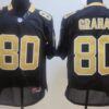 Nike New Orleans Saints #80 Jimmy Graham Black Elite Jersey