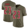 Nike Buccaneers #23 Chris Conte Olive Men’s Stitched NFL Limited 2017 Salute To Service Jersey