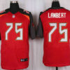 Men’s Tampa Bay Buccaneers #75 DaVonte Lambert Red Team Color NFL Nike Elite Jersey