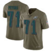 Nike Philadelphia Eagles #71 Jason Peters Olive Men’s Stitched NFL Limited 2017 Salute To Service Jersey