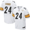 Nike Steelers #24 James Conner White Men’s Stitched NFL Elite Jersey
