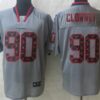 Nike Houston Texans #90 Jadeveon Clowney Lights Out Gray Ornamented Elite Jersey