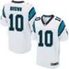 Men’s Carolina Panthers #10 Corey Brown White Road NFL Nike Elite Jersey