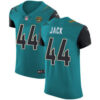 Men’s Nike Jacksonville Jaguars #44 Myles Jack Teal Green Team Color Stitched NFL Vapor Untouchable Elite Jersey