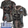 #52 Limited Elandon Roberts Camo Nike NFL Women’s Jersey New England Patriots Rush Realtree Super Bowl LIII Bound