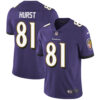 Nike Baltimore Ravens #81 Hayden Hurst Purple Team Color Men’s Stitched NFL Vapor Untouchable Limited Jersey