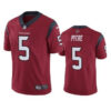 Men’s Houston Texans #5 Jalen Pitre Red Vapor Untouchable Limited Stitched Jersey