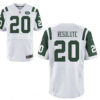 Men’s New York Jets Resolute Support #20 Resolute White Road Stitched NFL Nike Elite Jersey