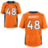 Men’s Denver Broncos #48 Shaquil Barrett Orange Team Color NFL Nike Elite Jersey