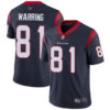 Texans #81 Kahale Warring Navy Blue Team Color Men’s Stitched Football Vapor Untouchable Limited Jersey
