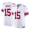 Men’s New York Giants #15 Tommy DeVito White 2023 F.U.S.E. Vapor Untouchable Limited Football Stitched Jersey